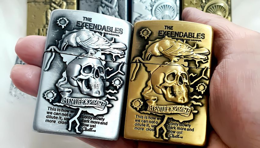 Bật lửa zippo ga đá sử dụng gas làm nhiên liệu
