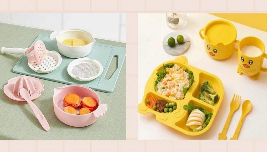 đồ ăn dặm cho bé được nhập về từ Trung Quốc đa dạng mẫu mã