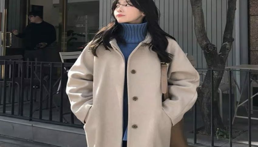 Áo dạ dạ dài oversize