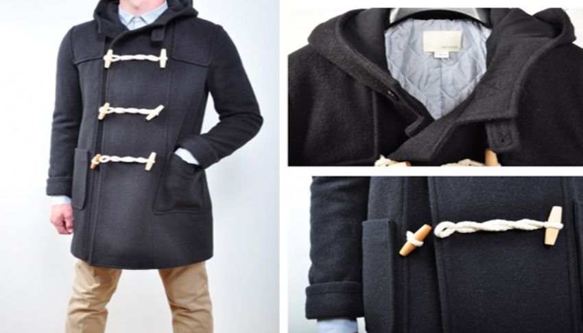 Áo khoác dạ dáng duffle coat