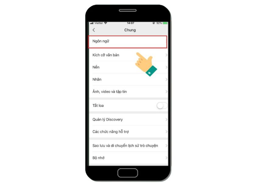 Cách chuyển đổi ngôn ngữ trong wechat pay