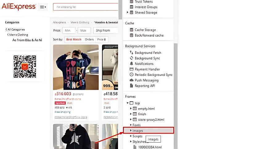 Hướng dẫn cách tìm kiếm hình ảnh trên App Aliexpress