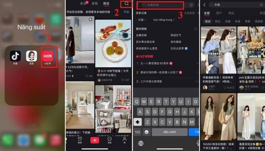 Cách nhập từ khóa và nhận ngay gợi ý sản phẩm hot theo xu hướng trên điện thoại