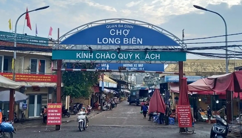 Chợ đầu mối Long Biên Hà Nội