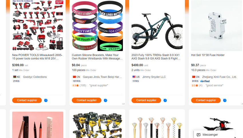 Tìm sản phẩm cần mua trên nền tảng Alibaba