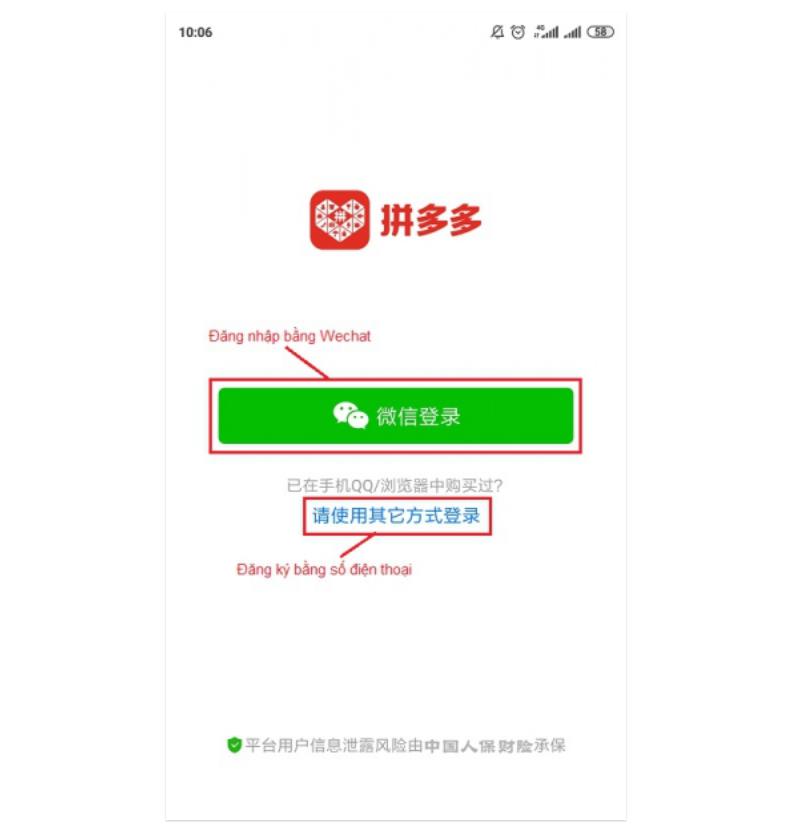 Đăng ký tài khoản mua hàng trên pindoudou