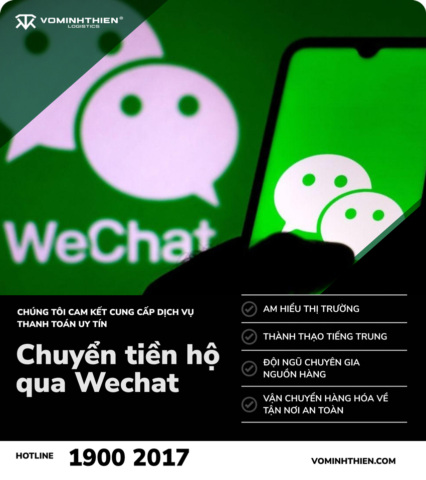 Dịch vụ chuyển tiển Wechat hộ tại Võ Minh Thiên