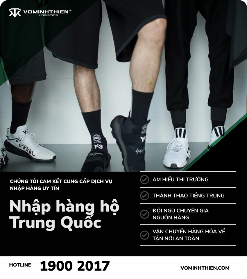 Dịch vụ nhập hàng giày Y3 giá sỉ tại Võ Minh Thiên