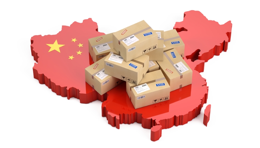 Các mặt hàng có thể được gửi hàng đi Trung Quốc