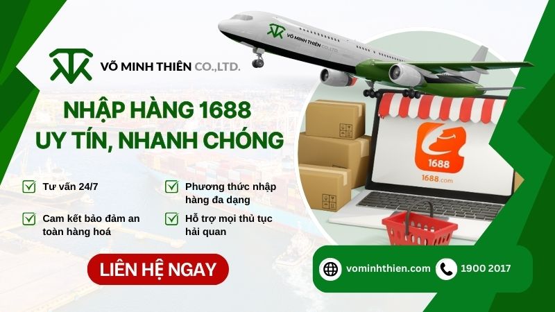 Nhập hàng 1688 ổn định, giá rẻ cùng Võ Minh Thiên