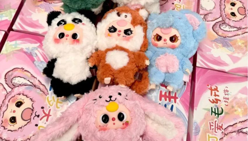 Túi mù baby three v3 với thiết kế em bé tròn trịa đáng yêu