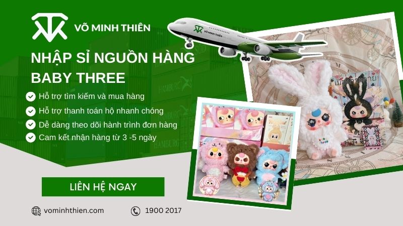 Nhập Baby Three Blind Box tại Võ Minh Thiên 