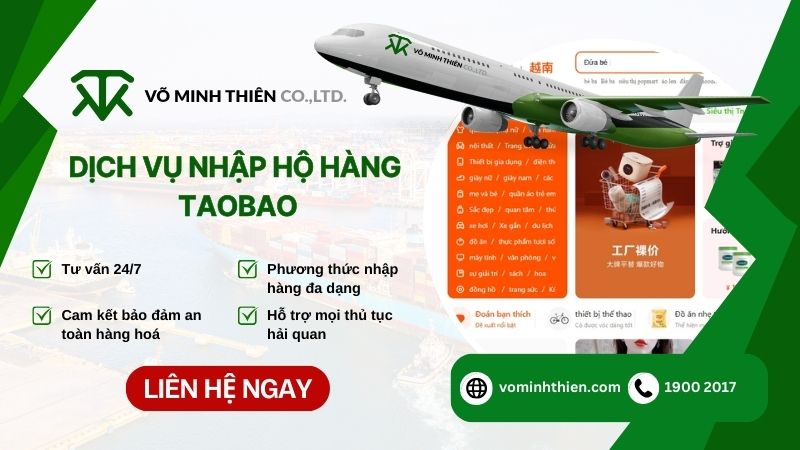 Võ Minh Thiên chuyên nhận order hộ nguồn hàng Taobao giá rẻ