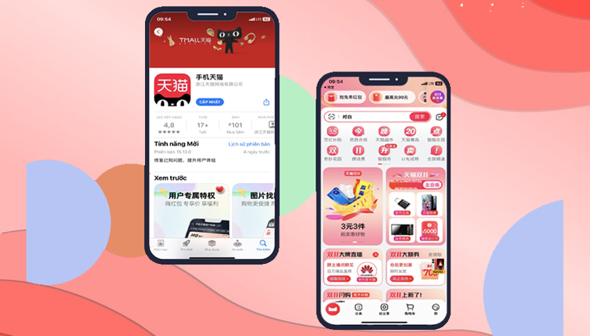 Tmall - Ứng dụng mua hàng hiệu Quảng Châu