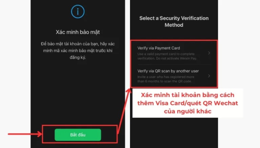 Nhấn xác nhận bảo mật thông tin 