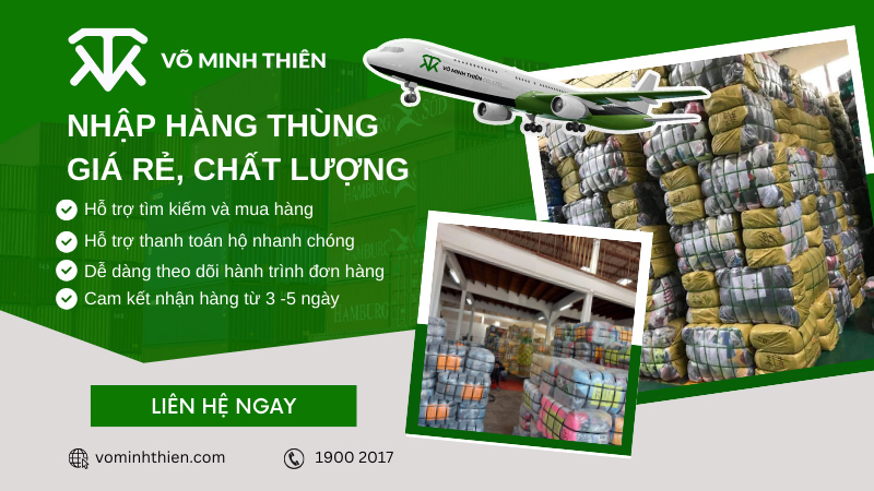Nhập sỉ hàng thùng secondhand cao cấp, giá tốt cùng Võ Minh Thiên