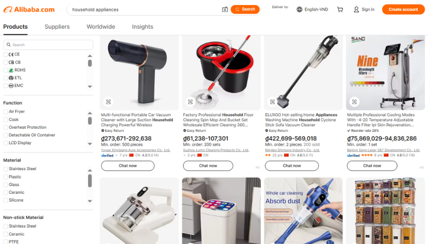 Ngành hàng đồ gia dụng