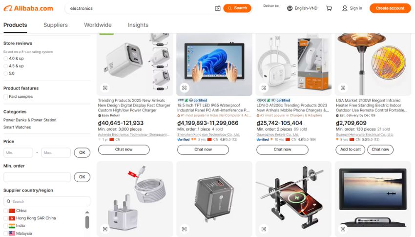 Ngành hàng thiết bị điện tử