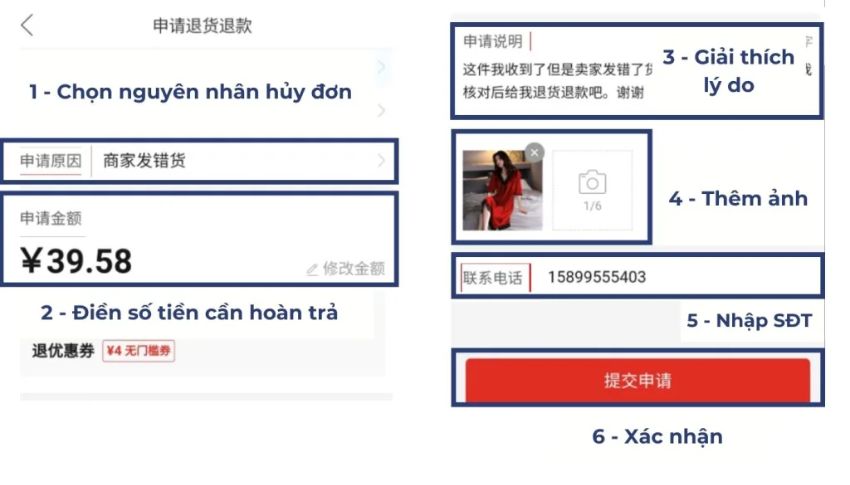 làm sao để hủy đơn pinduoduo