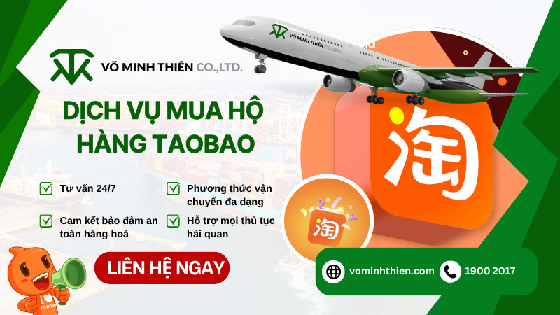 Đặt mua hàng Taobao, không cần đăng nhập cùng với Võ Minh Thiên