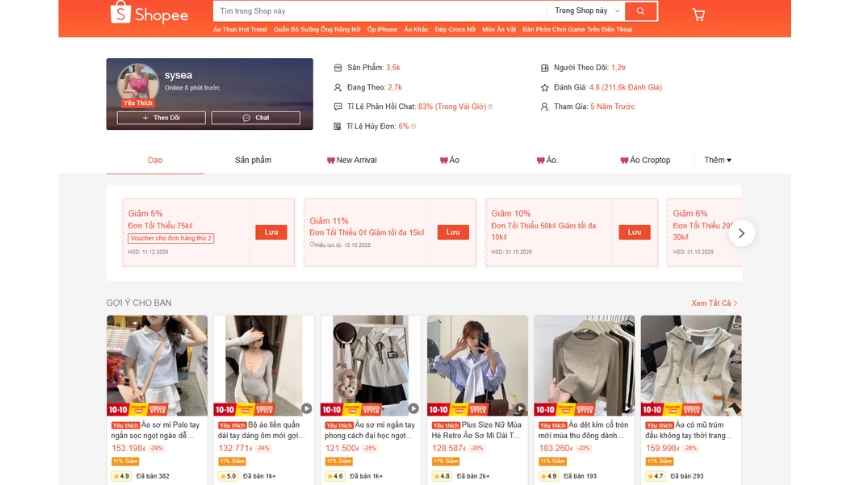 những shop taobao trên shopee