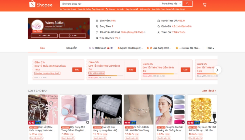 top shop order taobao trên shopee chuyên đồ gia dụng