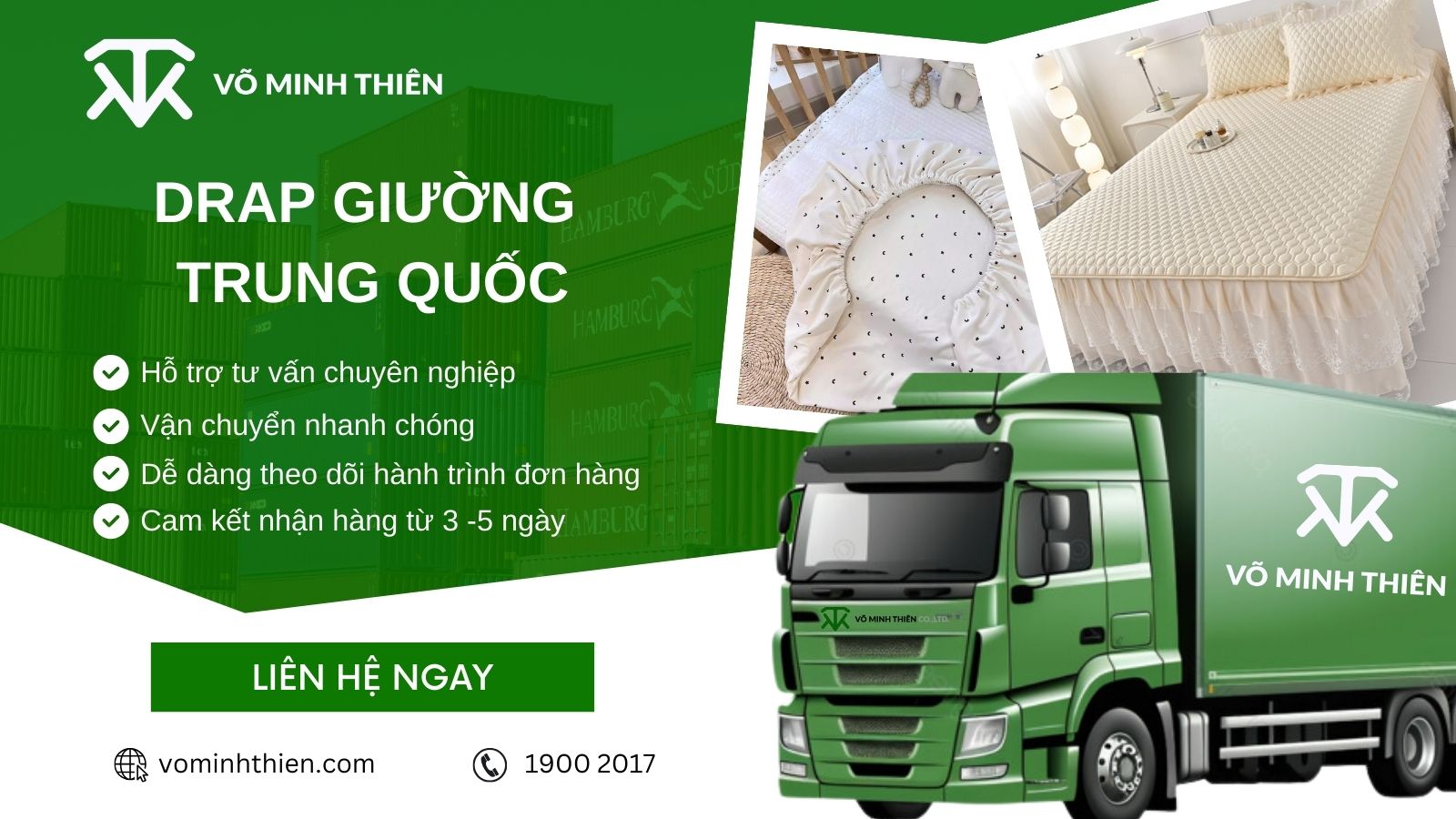 Võ Minh Thiên nhận nhập hộ hàng drap Trung Quốc nội địa