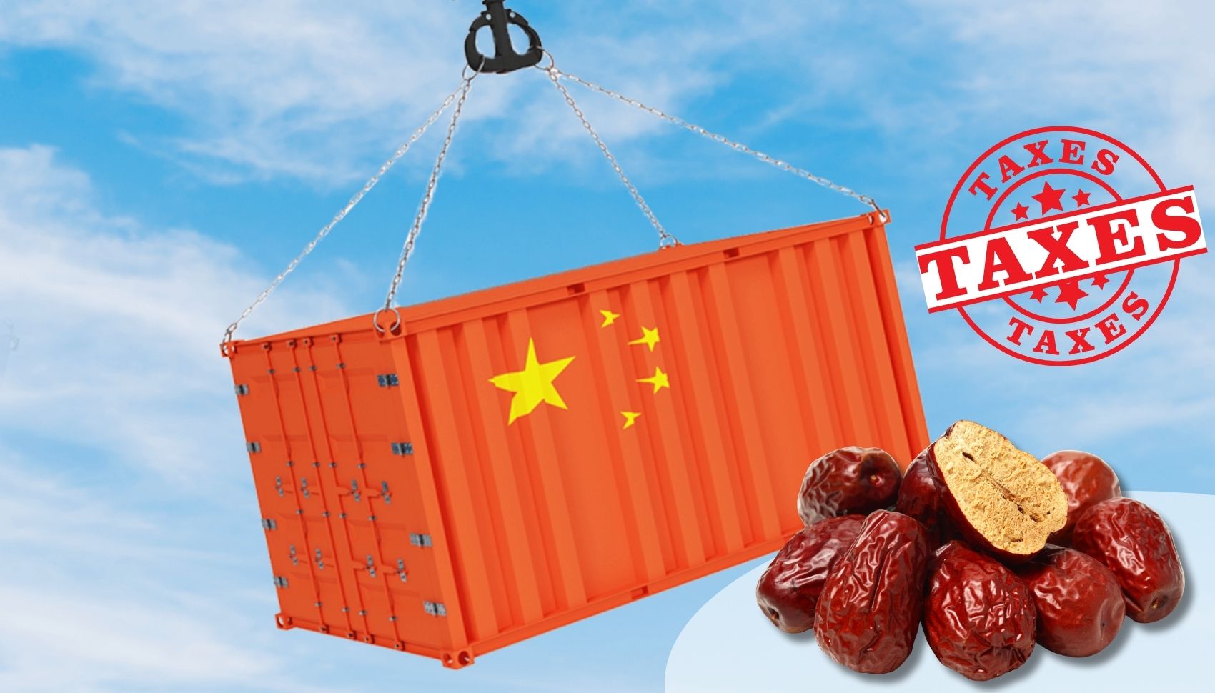 Quy định thuế nhập khẩu táo đỏ sấy khô