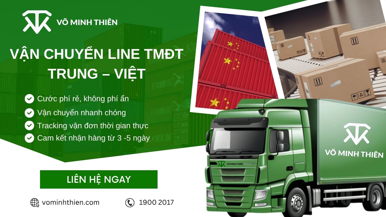 Võ Minh Thiên ship hộ hàng Trung Việt line TMĐT