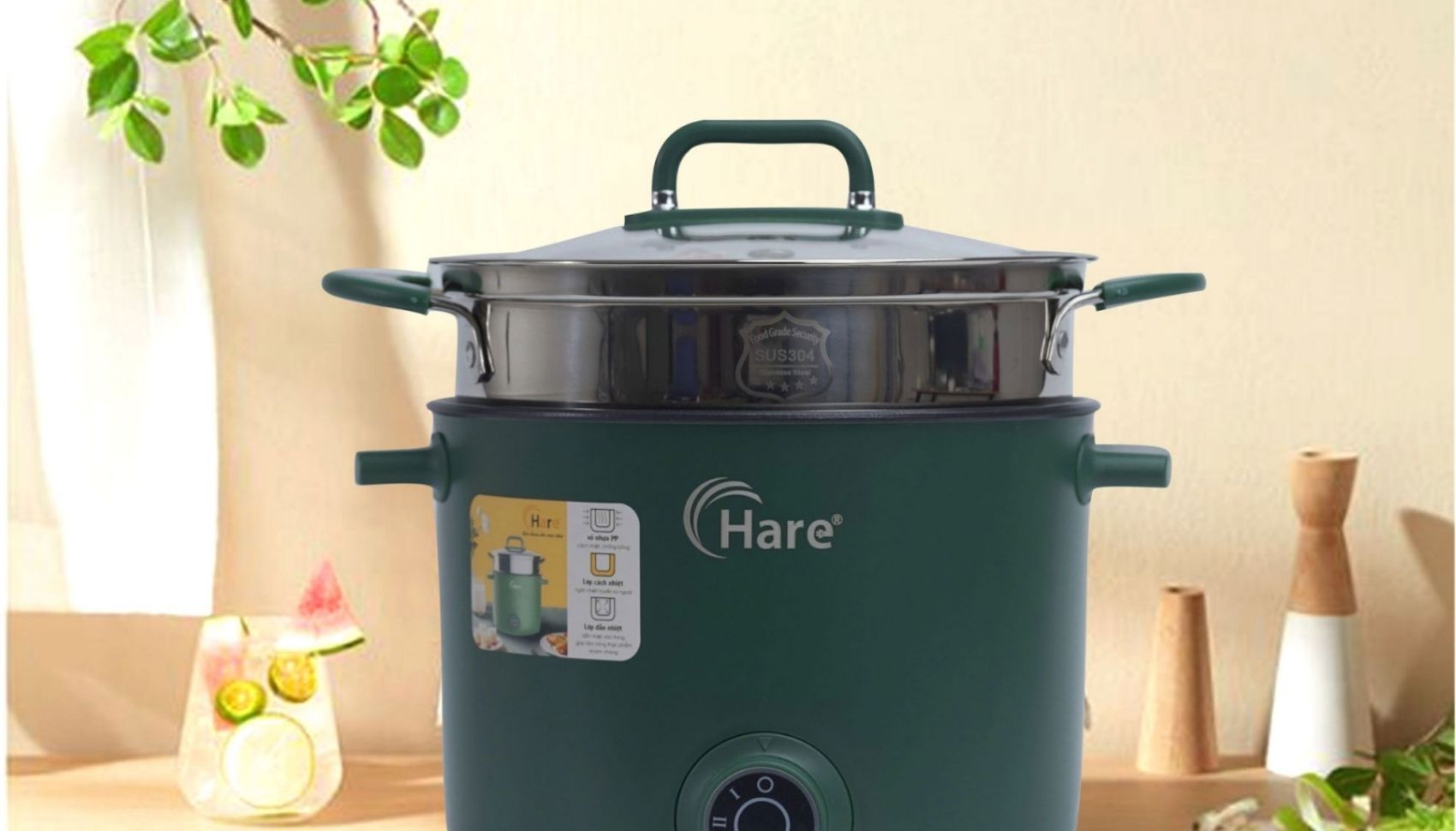 Nồi điện mini dùng để nấu lẩu China Hare Nồi điện mini dùng để nấu lẩu China Hare