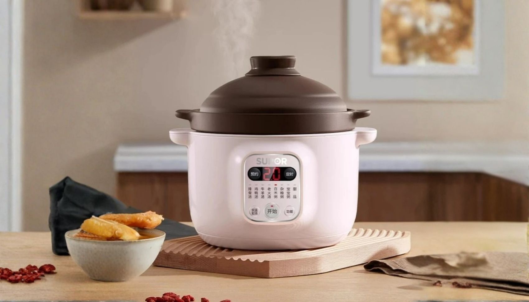 Nồi nấu cháo chậm Trung Quốc thương hiệu Supor