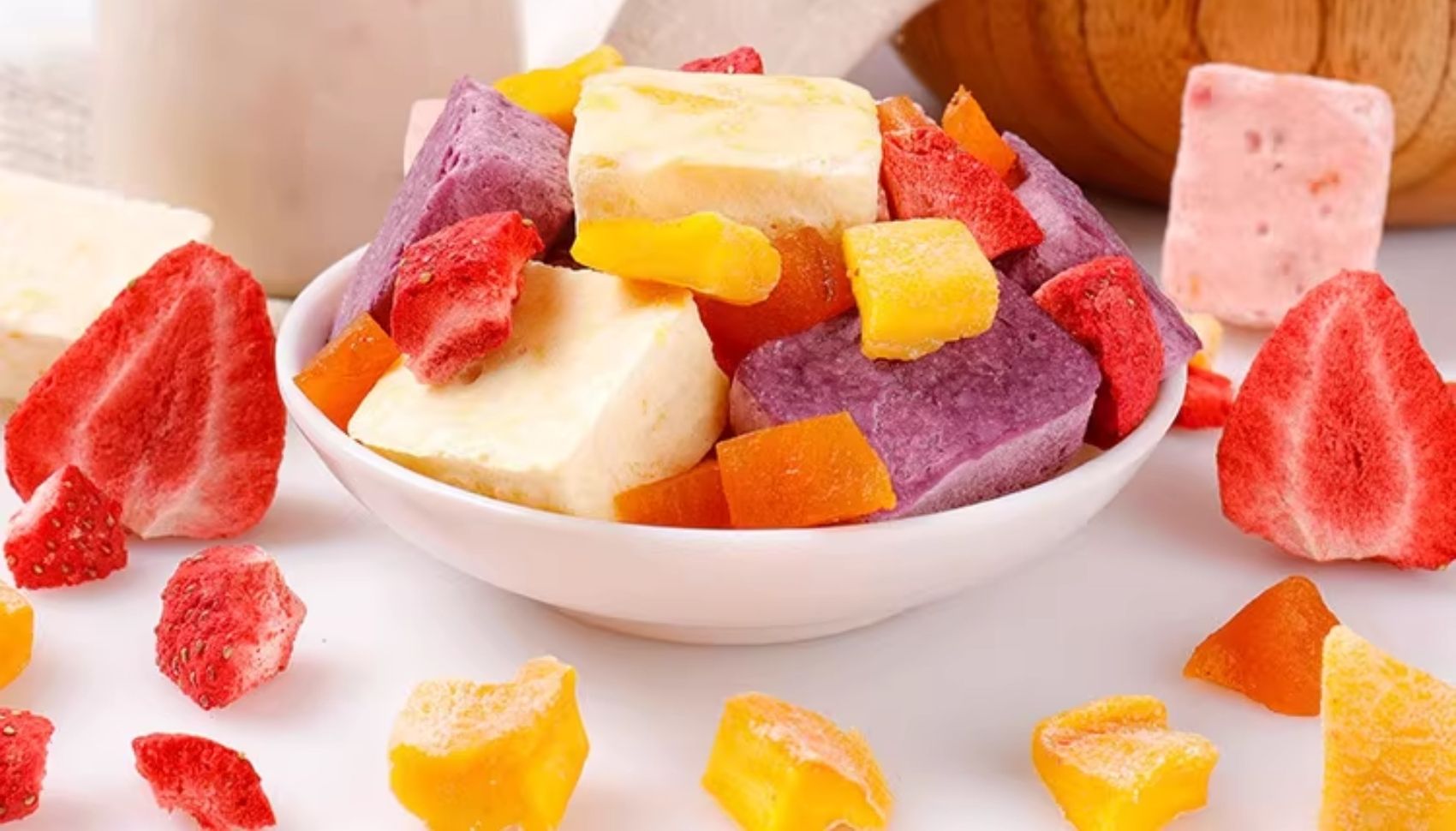 Các loại sữa chua sấy khô Trung Quốc phổ biến