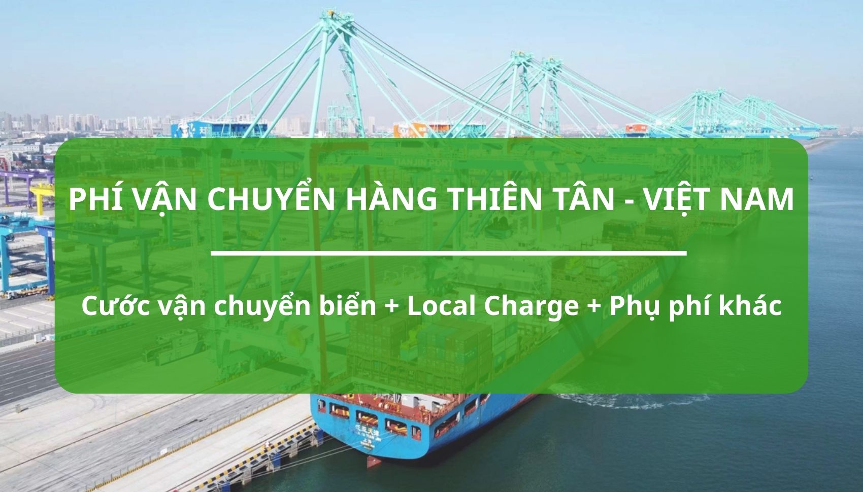 Tổng phí vận chuyển hàng từ Thiên Thân về Việt Nam Tổng phí vận chuyển hàng từ Thiên Thân về Việt Nam