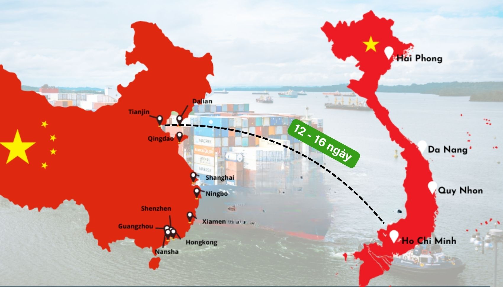 Gửi hàng từ Tianjin về Việt Nam mất bao lâu Gửi hàng từ Tianjin về Việt Nam mất bao lâu