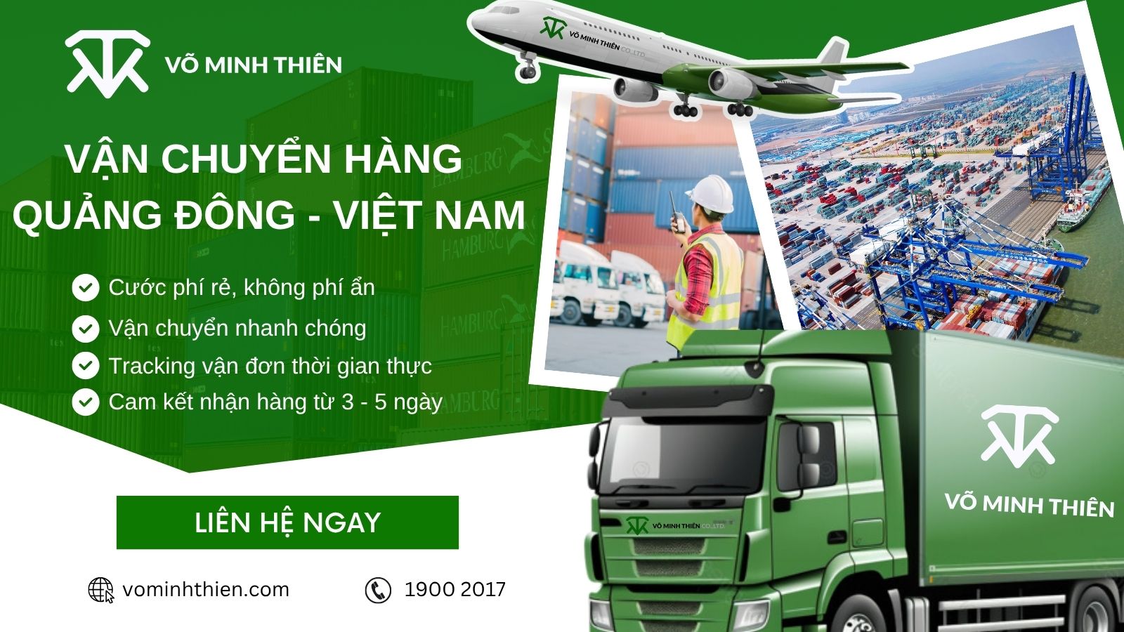 Dịch vụ vận chuyển hộ hàng Trung Việt từ Quảng Đông trọn gói tại Võ Minh Thiên Dịch vụ vận chuyển hộ hàng Trung Việt từ Quảng Đông trọn gói tại Võ Minh Thiên