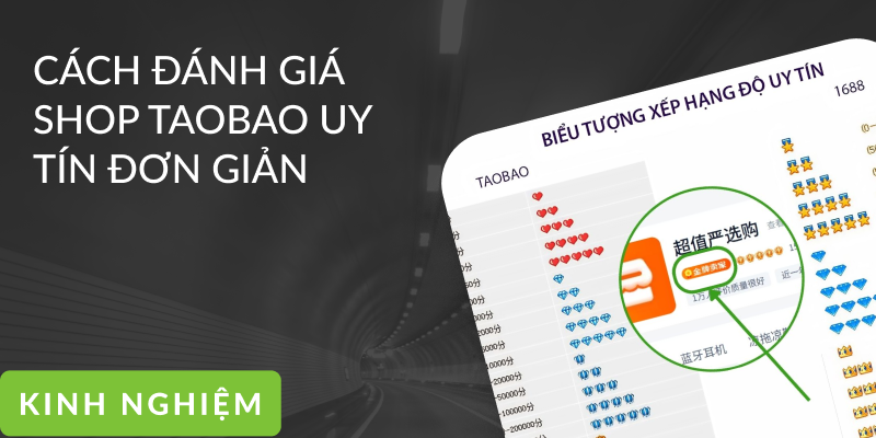 Cách đánh giá shop Taobao